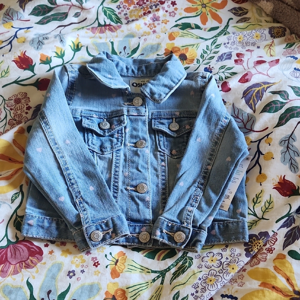 Oshkosh B'gosh Denim Jacket W/hearts